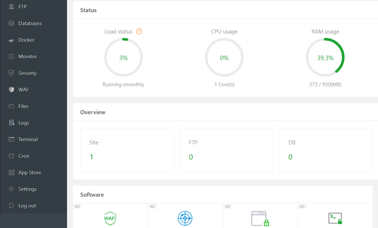 Cara instal aaPanel di server