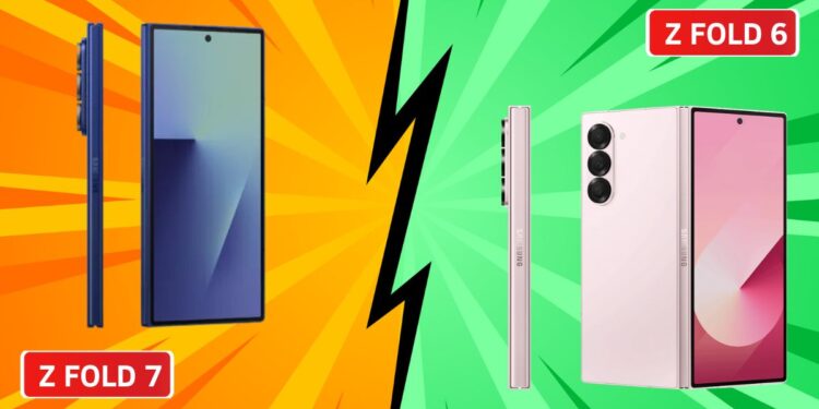 Spesifikasi Galaxy Z Fold 7 vs Galaxy Z Fold 6