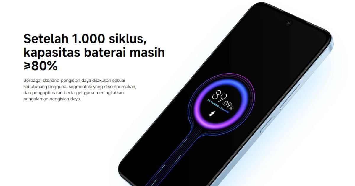 Baterai desain Redmi 13X