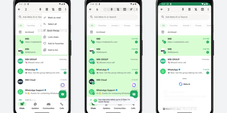 WhatsApp Siapkan Fitur "Quick Recap": Ringkas Pesan dari Banyak Chat Sekaligus!