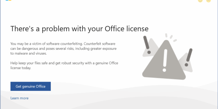 Cara Mengatasi There’s a problem with your Office license pada Microsoft Office